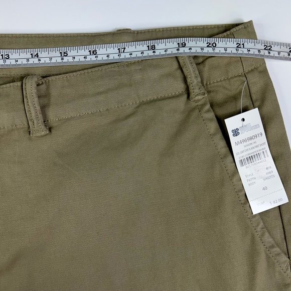 Reyn Spooner Mens Chinos Shorts Khaki Tan Herringbone Flat Front Pockets 40 New - Picture 4 of 12